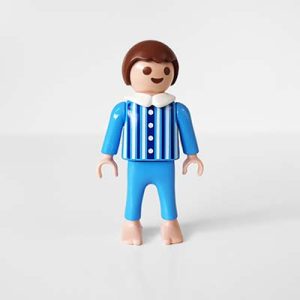 Playmobil Kind Jongen, Korte Broek, Blauw – Geestige Tim