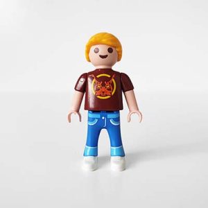 Playmobil Kind Jongen, Lange Broek, Blauw – Aardige Sepp