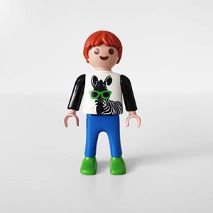 Playmobil Kind Jongen, Lange Broek, Blauw – Komische Kristof
