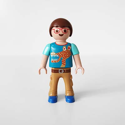 Playmobil Kind Jongen, Lange Broek, Bruin – Sterke Lex