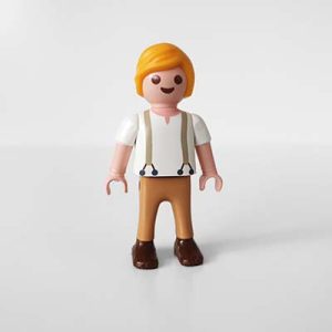 Playmobil Kind Jongen, Lange Broek, Bruin – Voorbeeldige Job