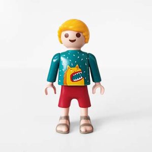 Playmobil Kind Jongen Korte Broek, Zwembroek, Rood – Pittige Lucas