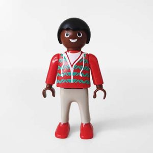 Playmobil Jongens, Lange Broek Grijs Zwart – 09 Schattige Stef