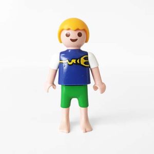 Playmobil Jongens, Korte Broek, Groen, Blauw – 04 Krachtige Thijs
