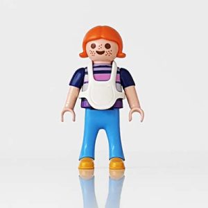 Playmobil Kind Meisje Broek lang Blauw – Positieve Emily