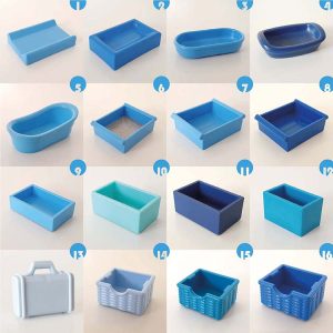 Mand Aankleedkussen Bak Blauw