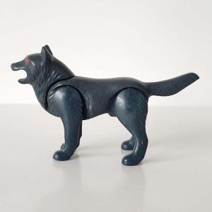 Donker Grijze Wolf Vintage