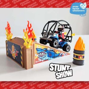 Playmobil 70820 Stuntshow Quad Met Vuurhelling
