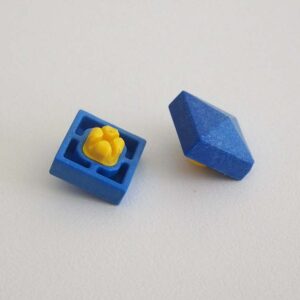Set van 2 blauwe hoeden voor pilaren
