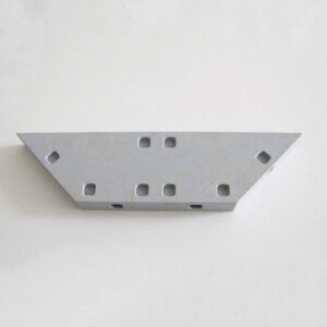 Grijze hoekvloerplaat