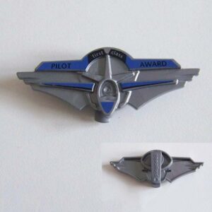 Luchthaven Pilotenbadge om aan kleding te bevestigen
