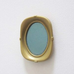 Rosa 1900 Spiegel op gouden lijst huis