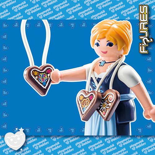 Playmobil Figures Serie 11 - Oktoberfest Maid / Lebkuchen Lady