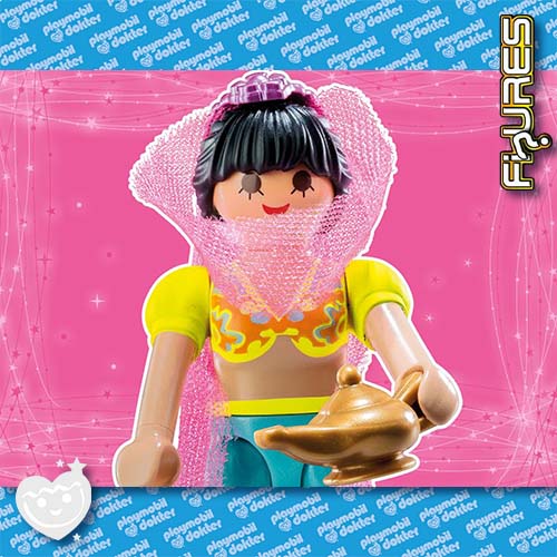 Playmobil Figures Serie 11 - Waarzegster / Woman with wonderful lamp / Genie