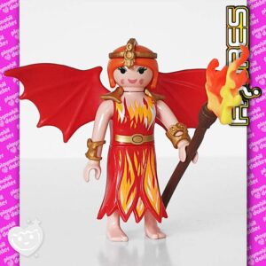 Playmobil Figures Serie 15 - Zij Duivels Vuurvrouw