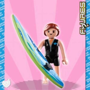 Playmobil Figures Serie 3 - Vrouwelijke surfer