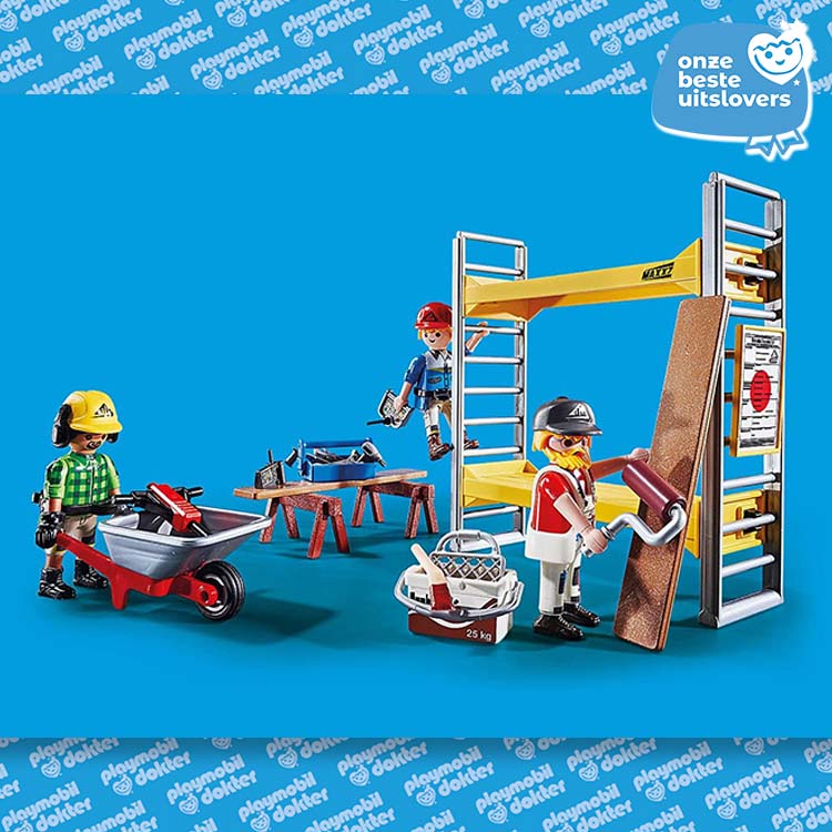 Playmobil 70446 Stelling met werklieden - Afbeelding 2