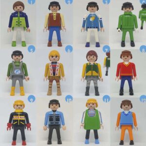 Boer, Vuilnisman, Basketballer, Sportman, Dierentuin verzorger, Honkballer, Monteur Playmobil