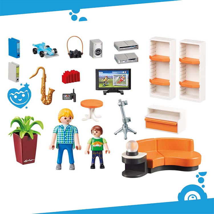Playmobil 9267 Salon - Woonkamer - Afbeelding 4