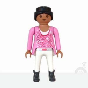 Playmobil Etnische Dame Buitenlandse Donkere Vrouw – 10