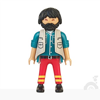 Playmobil Opa, Rechter, Puber, Bank bediende, Sheriff, Cowboy, MacGyver