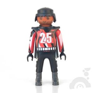Playmobil Crossmotor Rijder nummer 25