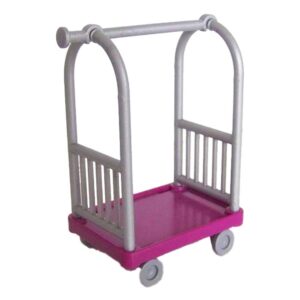 Bagage- of kledingwagen