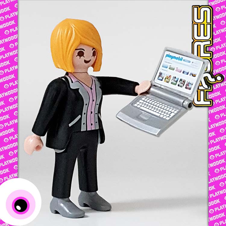 Playmobil Figures Serie 8 - Zakenvrouw met laptop