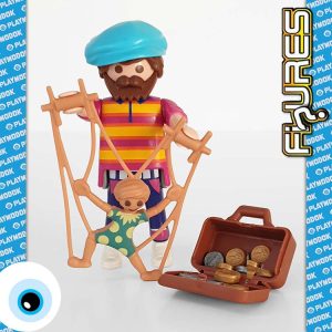 Playmobil Figures Serie 20 - Straat Artiest met Marionet