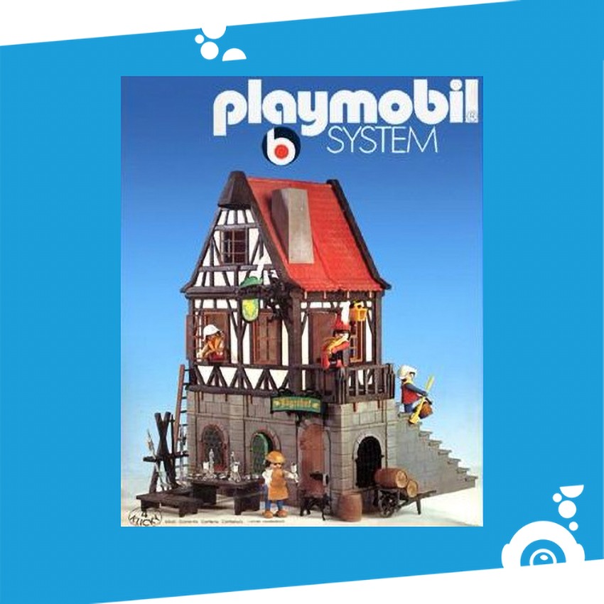 Playmobil 3183 Bakkerij, Middeleeuwse winkel en marktkraam
