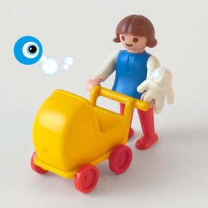 Playmobil 3357 Meisje Met Kinderwagen