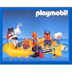Playmobil 3479 Scuba-duikers en geel vlot