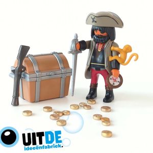 Playmobil Piraat Met Schat en wapens