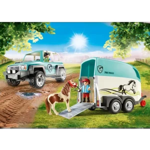 Playmobil 70511 Auto met ponytrailer