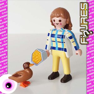 Playmobil Figures Serie 20 - Boerin met Eend