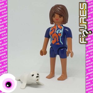 Playmobil Figures Serie 21 Zeehonden Trainster