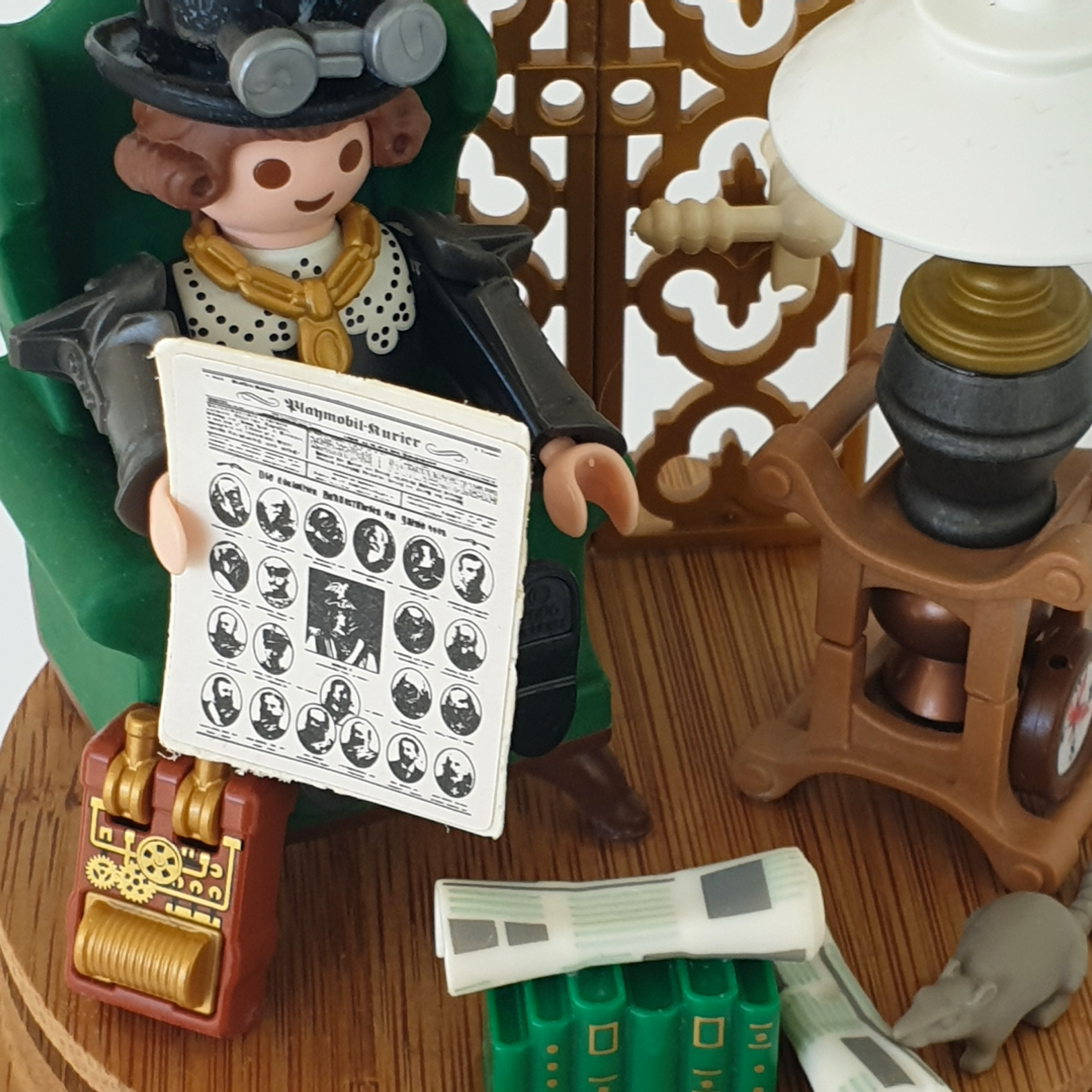 Playmobil Kunst in Stolp “De Enigma Code”