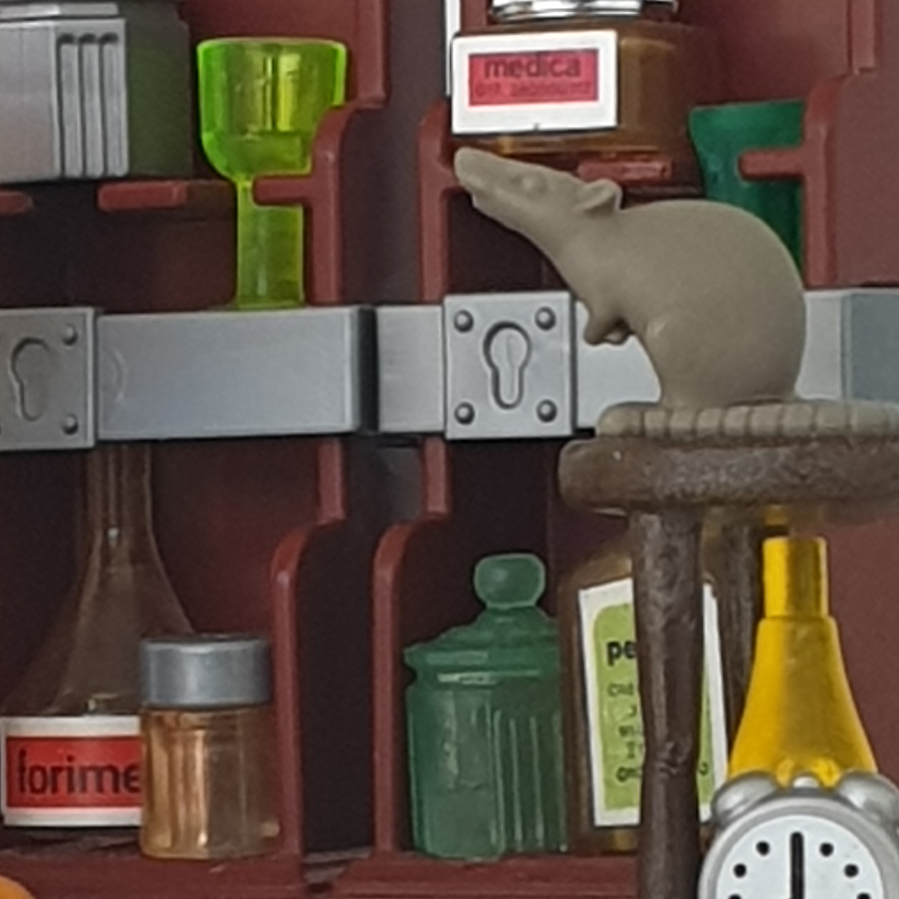 Playmobil Kunst in Stolp "Weird Scientist" - Afbeelding 2
