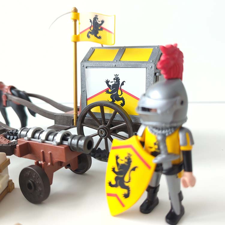 Playmobil 4874 Ridders Met Goudtransport - Afbeelding 2
