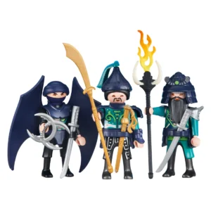 Playmobil 6328 Drie Groene Aziatische Ridders