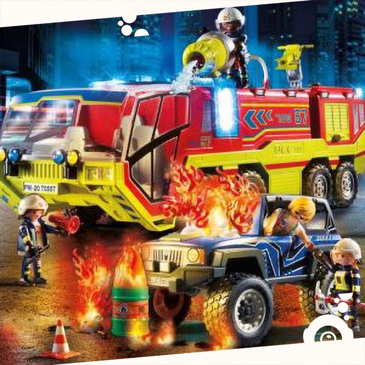 Playmobil 70557 Brandweerwagen met vrachtwagen