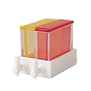 Dispenserbasis voor fonteindranken met 2 kranen,