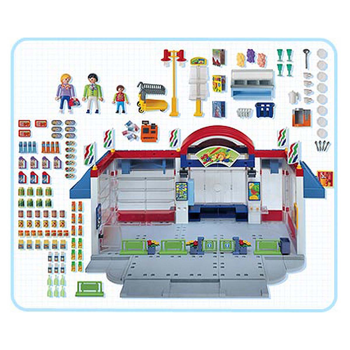 Playmobil 3200 Supermarkt – B-Kwaliteit