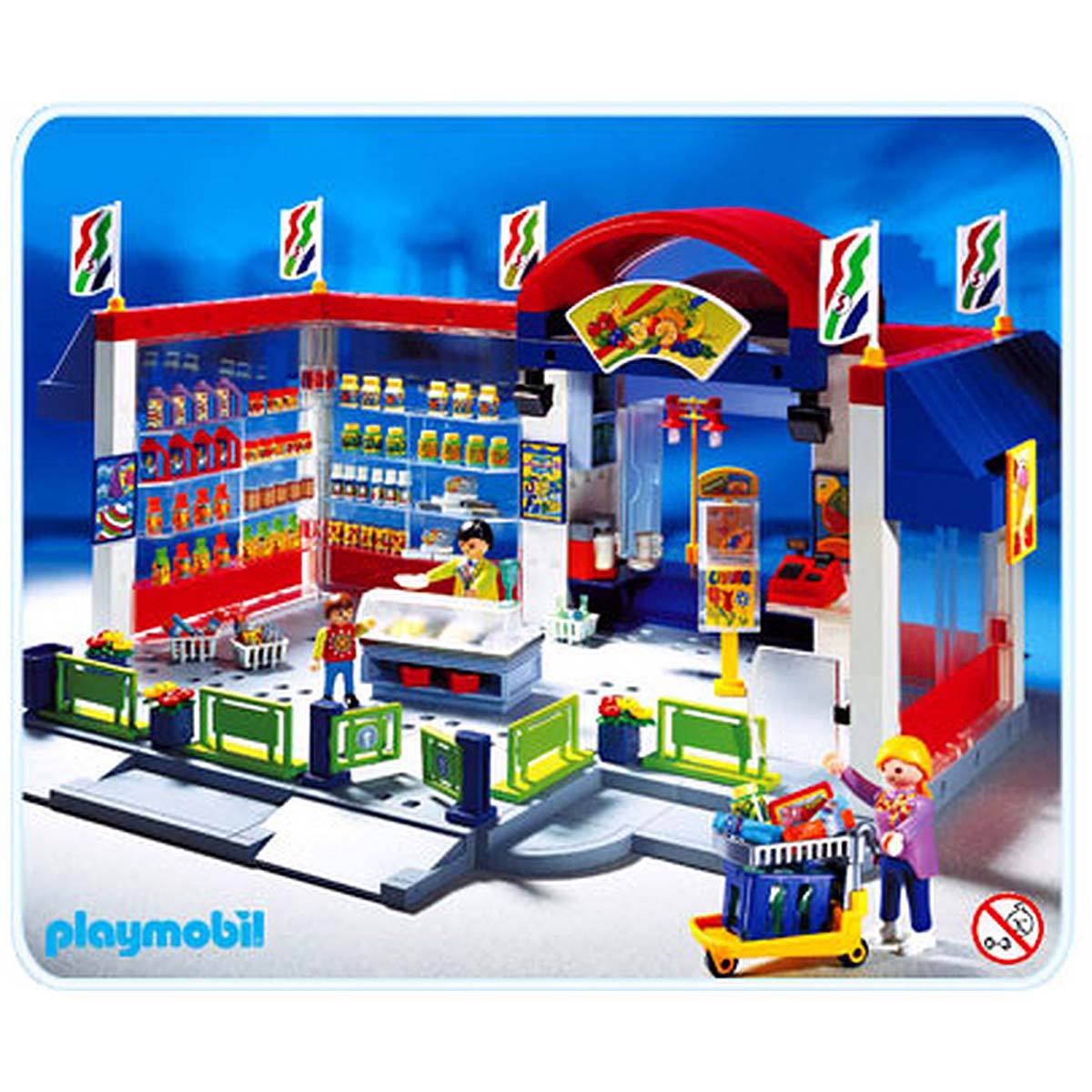 Playmobil 3200 Supermarkt – B-Kwaliteit