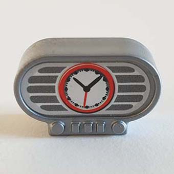 Onderdelen Vakantiehuis 4857 - 03 Wekker ovale wijzerplaat