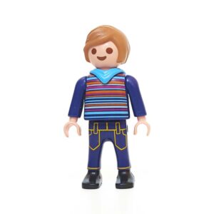 Playmobil Kind Jongen Lange Broek Blauw – Engelachtige Moos