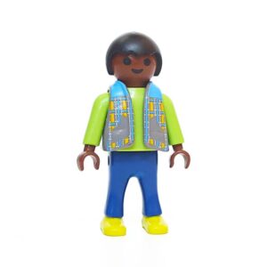 Playmobil Kind Jongen Lange Broek Blauw – Stoere Jens