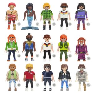 Playmobil Man Piraat ECOloog Mummy B.A. Viking Supermarktmedewerker Naturo Zeemeerman