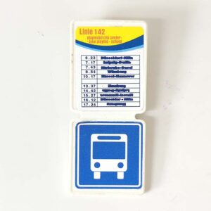 Playmobil Landkaart, bushalte, schilderij, laptop, stempel, vlag, aanwijsbord, brief, dierentuin vlaggen en borden