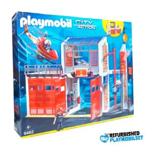 Playmobil 9462 Grote brandweerkazerne met helikopter Nieuw